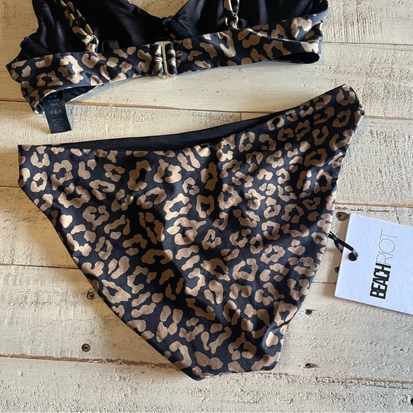 Beach Riot Leopard Bikini XS - Picture 7 of 11